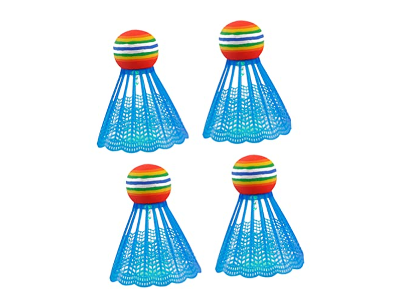 4pcs Outdoor Shuttlecocks Glow