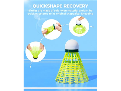 Badminton Shuttlecocks Birdies,Nylon Shuttlecocks