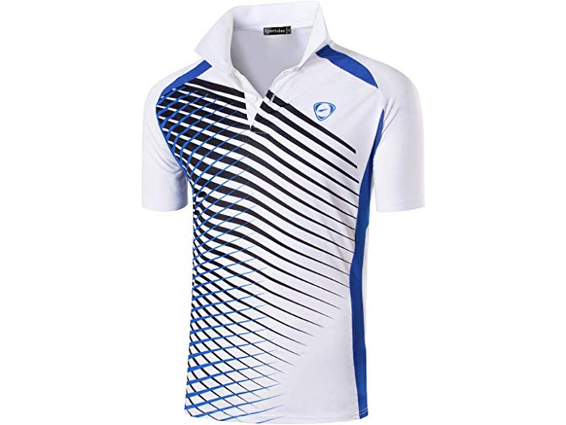 Men's Short Sleeve Fit Sport Polo Tee Shirts
