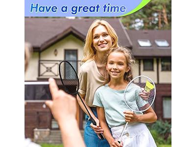 20 Pcs Badminton Rackets Set with 24 Shuttlecocks