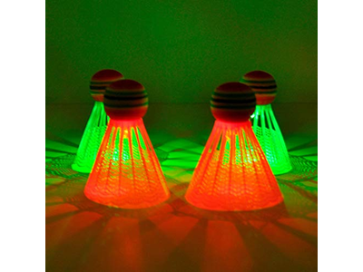 4pcs LED Light up Badminton Shuttlecocks