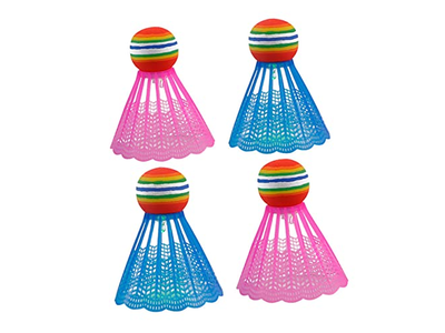 4pcs Outdoor Shuttlecocks Glow