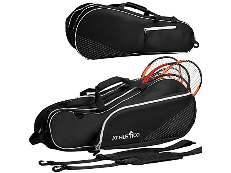 6 Racquet Tennis Bag Padded to Protect Rackets