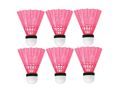 6pcs Badminton Shuttlecocks Light up