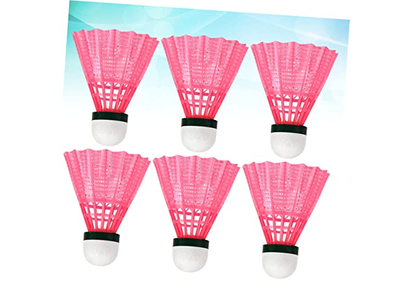 6pcs Badminton Shuttlecocks Light up